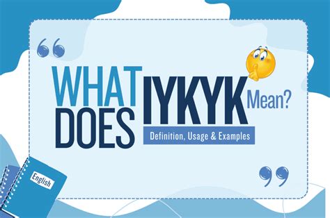 'IYKYK' meaning: Here's the definition of the term and how to use it..